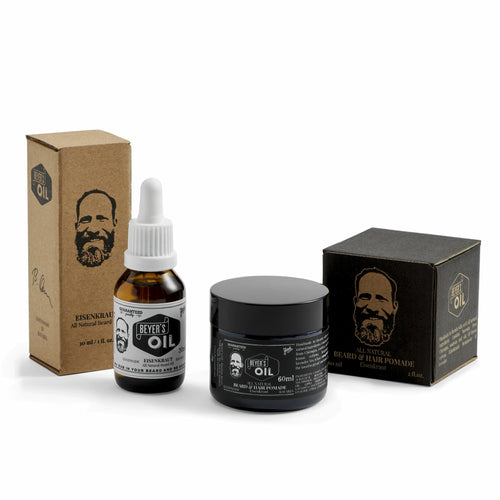 Beyer’s Oil Bartöl & Pomade Set Bartpflege Bartoel