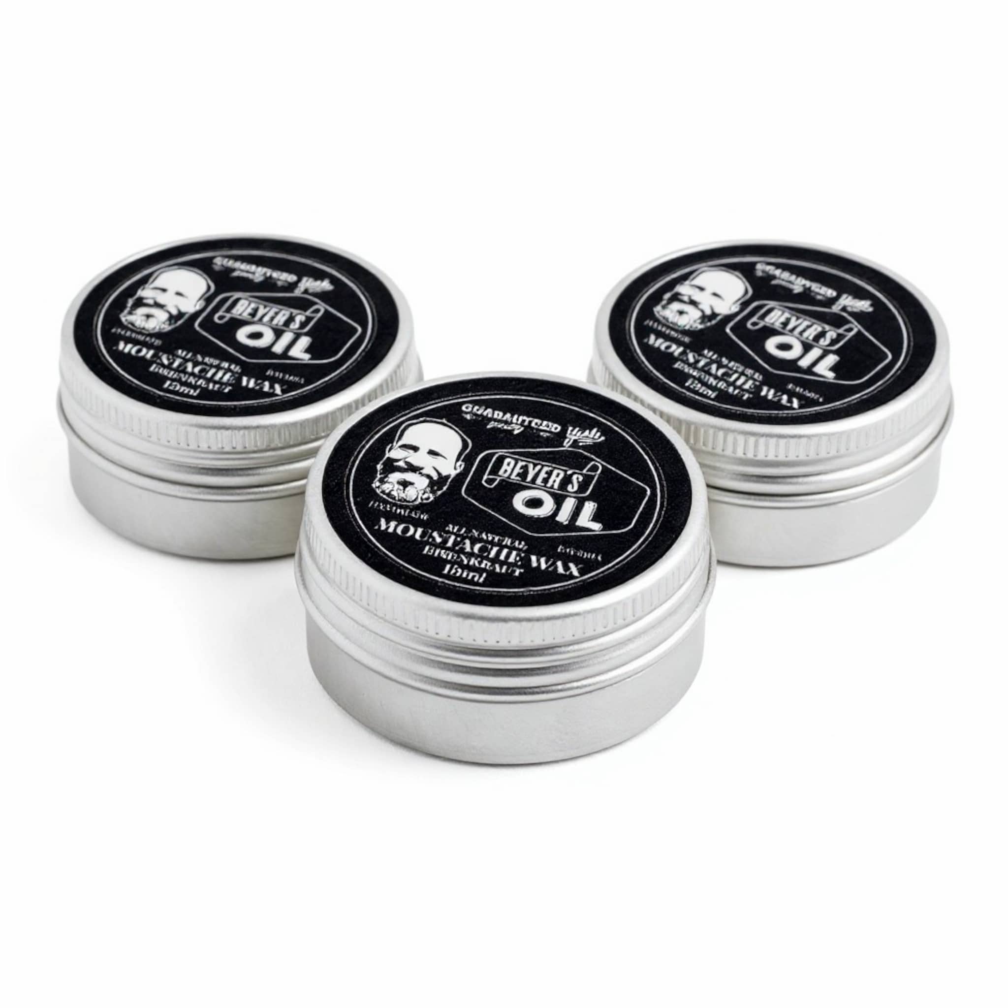 Beyer’s Oil Moustache Wax Bartwichse Sparpack