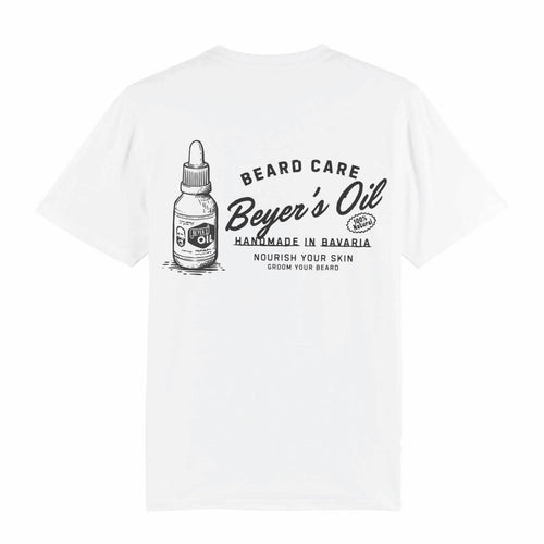 Beyer’s Oil Tshirt Bottle Back