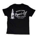 Beyer’s Oil Tshirt Bottle Black Back